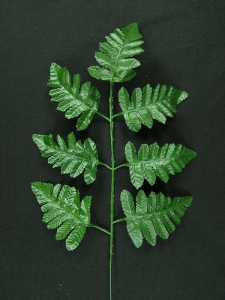 Artificial Leather Fern Spray With 7 Leaves (Lot of 12 Bundles - 12 Pcs. Per Bundle) SALE ITEM